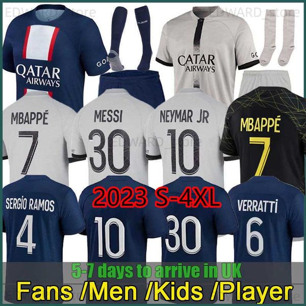 22 23 hakimi mbappe player #30 soccer jerseys sergio ramos maillots de football 2023 marquinhos verratti psgs hakimi men kids kit shirt unif, Black
22 23 hakimi mbappe player #30 soccer jerseys sergio ramos maillots de football 2023 marquinhos verratti psgs hakimi men kids kit shirt unif, Black