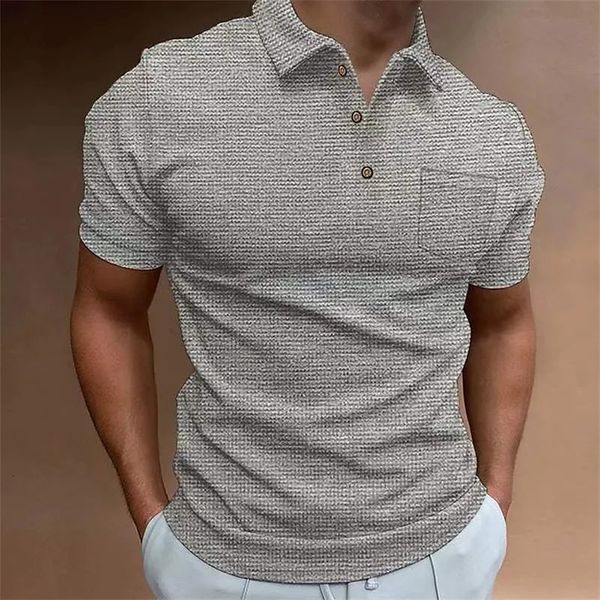 men's polos fashion solid waffed polo shirts men casual slim short sleeve turn-down collar pullovers mens clothes spring summer button, White;black
men's polos fashion solid waffed polo shirts men casual slim short sleeve turn-down collar pullovers mens clothes spring summer button, White;black