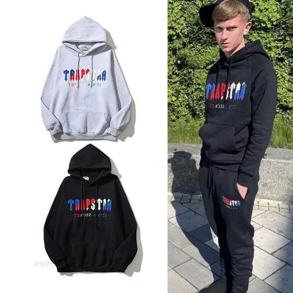 mens tracksuits brand trapstar printed sportswear men 15 colors warm two pieces set loose hoodie sweatshirt pants joggin, Gray
mens tracksuits brand trapstar printed sportswear men 15 colors warm two pieces set loose hoodie sweatshirt pants joggin, Gray