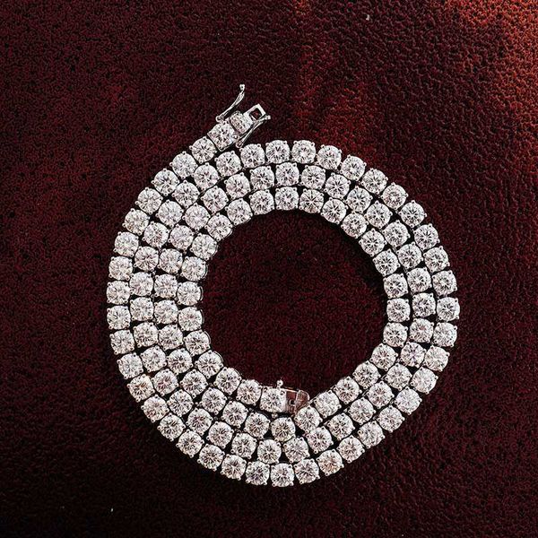 5mm 925 sterling silver tennis chain necklace 16 18 20 22 24 inches moissanite setting iced out hiphop tennis chain
5mm 925 sterling silver tennis chain necklace 16 18 20 22 24 inches moissanite setting iced out hiphop tennis chain