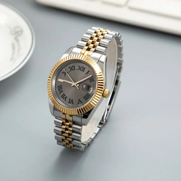 aaa quality men's watch women's watch relojes 40mm automatic movement fashion waterproof sapphire design montres armbanduhr gift c, Slivery;golden
aaa quality men's watch women's watch relojes 40mm automatic movement fashion waterproof sapphire design montres armbanduhr gift c, Slivery;golden