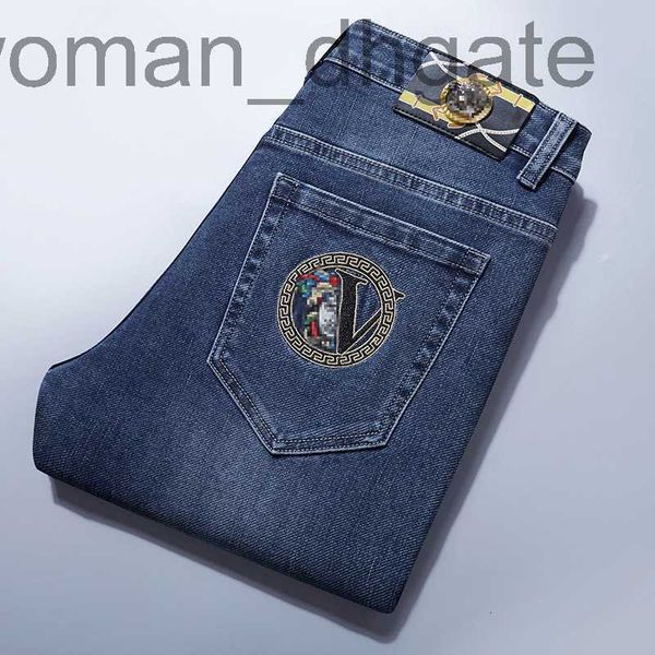men's jeans designer spring and summer luxury fashion jeans men's autumn youth korean slim pants 2s3t, Blue
men's jeans designer spring and summer luxury fashion jeans men's autumn youth korean slim pants 2s3t, Blue