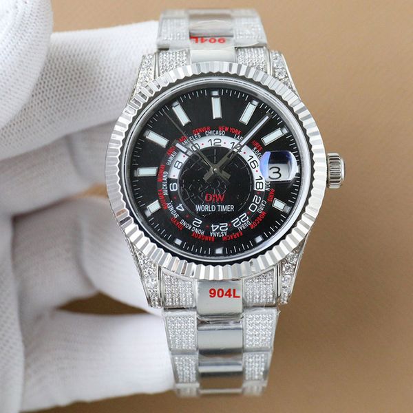 diamond watch mens automatic mechanical 9001 watches 42mm with diamond-studded steel bracelet business wristwatch montre de luxe, Slivery;brown
diamond watch mens automatic mechanical 9001 watches 42mm with diamond-studded steel bracelet business wristwatch montre de luxe, Slivery;brown