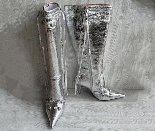 2022 women039s boots autumn and winter pointed metal buckle zipper knee women039s stiletto rivet high heels luxury shoes7164683, Black
2022 women039s boots autumn and winter pointed metal buckle zipper knee women039s stiletto rivet high heels luxury shoes7164683, Black