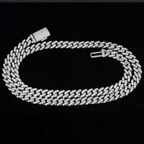qianjian gems 10 mm width white gold plated 925 sterling silver moissanite cuban chain
qianjian gems 10 mm width white gold plated 925 sterling silver moissanite cuban chain