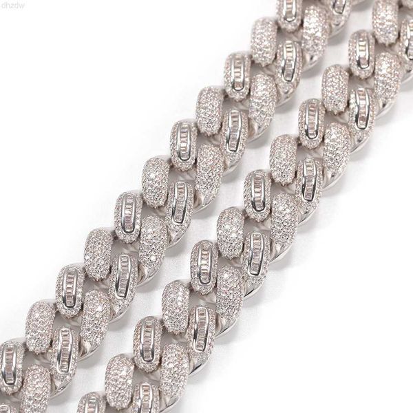 6~14mm width fine diamond jewelry 925 sterling silver hip hop necklace vvs1 moissanite cuban chain 
6~14mm width fine diamond jewelry 925 sterling silver hip hop necklace vvs1 moissanite cuban chain