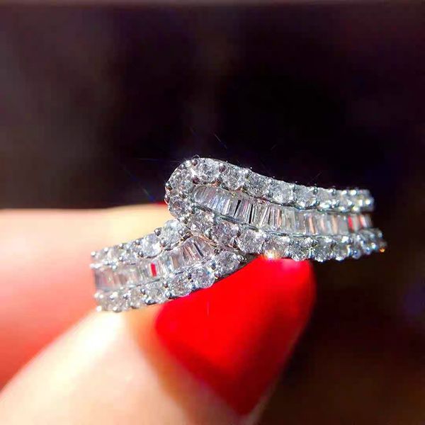 unique cross zircon finger ring silver color party wedding band rings for women bridal promise engagement jewelry, Slivery;golden
unique cross zircon finger ring silver color party wedding band rings for women bridal promise engagement jewelry, Slivery;golden