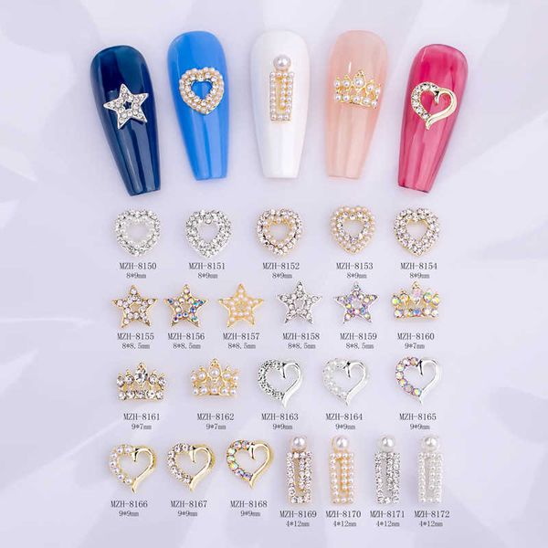 nail art decorations 10 ps ouroprata multiformas prego 3d metal encantos coraoestrelacoroa em forma de strass de cristal para acessrios de l, Silver;gold
nail art decorations 10 ps ouroprata multiformas prego 3d metal encantos coraoestrelacoroa em forma de strass de cristal para acessrios de l, Silver;gold