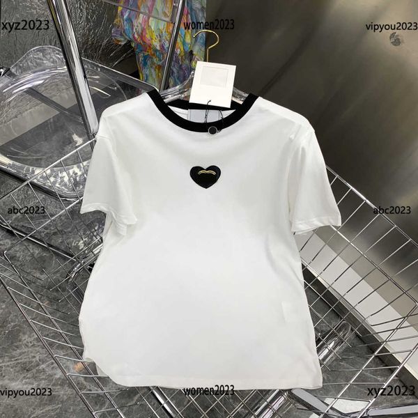 girl crop womens designer clothing heart shaped chest pattern t shirt letter printed collar short sleeve round neck summer, White
girl crop womens designer clothing heart shaped chest pattern t shirt letter printed collar short sleeve round neck summer, White