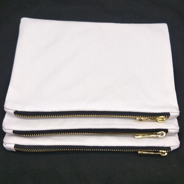6x9in blank white 12oz cotton canvas makeup bag with black-gold zip gold lining white cotton cosmetic bag for diy paint print in s2783
6x9in blank white 12oz cotton canvas makeup bag with black-gold zip gold lining white cotton cosmetic bag for diy paint print in s2783