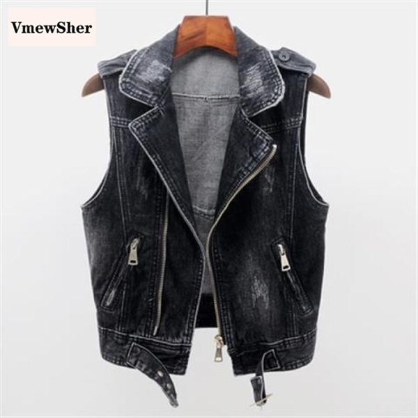 vests vmewsher new 5xl women denim vest short cool outwear female sleeveless jean jackets slim fashion buckle waistcoat, Black;white
vests vmewsher new 5xl women denim vest short cool outwear female sleeveless jean jackets slim fashion buckle waistcoat, Black;white