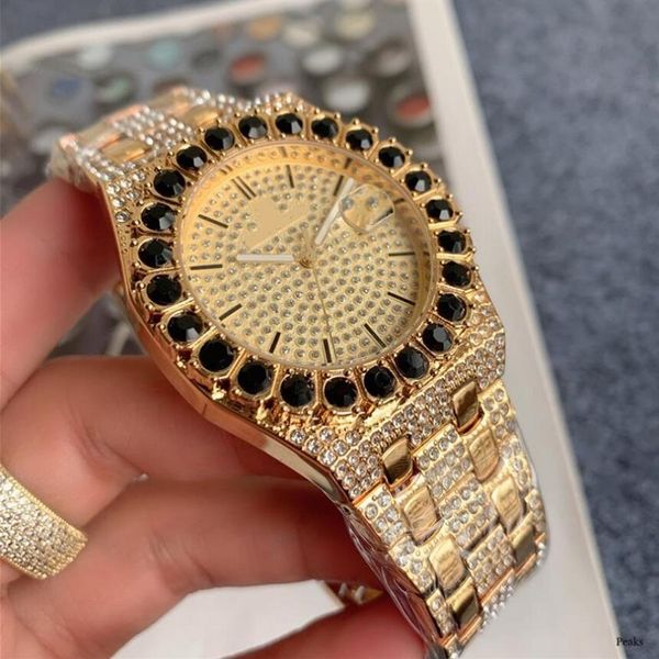 men watches 42mm iced out watch men's date diamond sapphire dial rose gold wristwatches338i, Slivery;brown
men watches 42mm iced out watch men's date diamond sapphire dial rose gold wristwatches338i, Slivery;brown