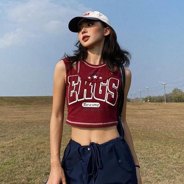 womens tshirt american high street letter printing retro fake twopiece workshaped vest outerwear tank women y2k short suspender 230420, White
womens tshirt american high street letter printing retro fake twopiece workshaped vest outerwear tank women y2k short suspender 230420, White