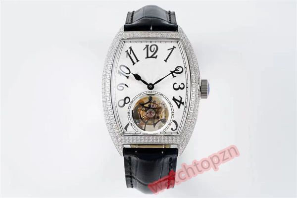 abf wristwatch with hollow tourbillon movement, double hair bar case, hand bracelet can run for 72 hours at a time, sapphire crystal glass m, Slivery;brown
abf wristwatch with hollow tourbillon movement, double hair bar case, hand bracelet can run for 72 hours at a time, sapphire crystal glass m, Slivery;brown
