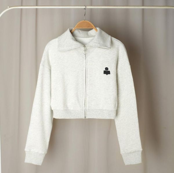 2023ss women's hoodies isabel marant designer sweatshirt girls classic embroidery zipper polos lapel french short terry hoodies jackets, Black
2023ss women's hoodies isabel marant designer sweatshirt girls classic embroidery zipper polos lapel french short terry hoodies jackets, Black