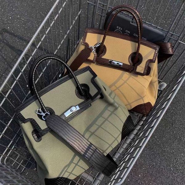 tote h ermes birkin bag large capacity handbag contrasting canvas bag women's shoulder bag
tote h ermes birkin bag large capacity handbag contrasting canvas bag women's shoulder bag