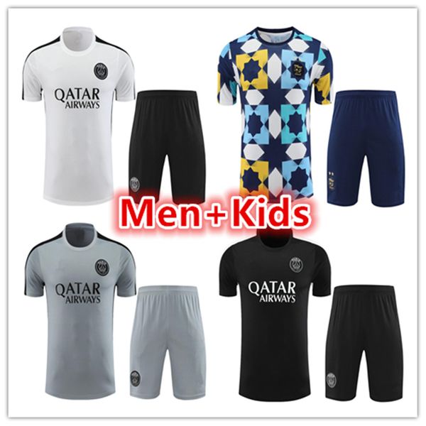 2023 2024 psgs men and kids tracksuits soccer jersey training suit tracksuits short sleeve shorts kit 23 24 algerie algeria mens football po, Black
2023 2024 psgs men and kids tracksuits soccer jersey training suit tracksuits short sleeve shorts kit 23 24 algerie algeria mens football po, Black