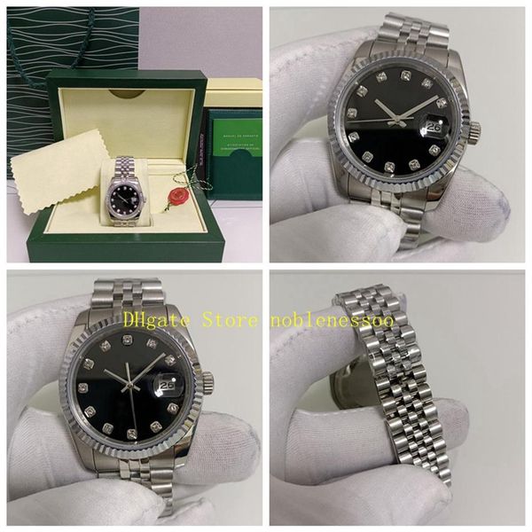 20 style mens 36mm watch in original box 116200 black dial stainless steel asia 2813 movement bracelet automatic men's watche258n, Slivery;brown
20 style mens 36mm watch in original box 116200 black dial stainless steel asia 2813 movement bracelet automatic men's watche258n, Slivery;brown