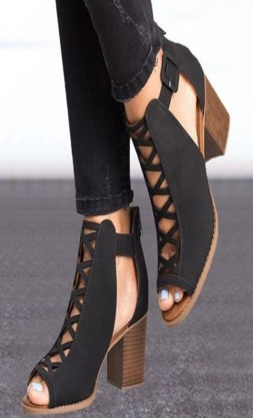 summer 2022 new sandals large size women039s fish mouth thick heel high heels mesh loop back zipper sandals8725467, Black 
summer 2022 new sandals large size women039s fish mouth thick heel high heels mesh loop back zipper sandals8725467, Black
