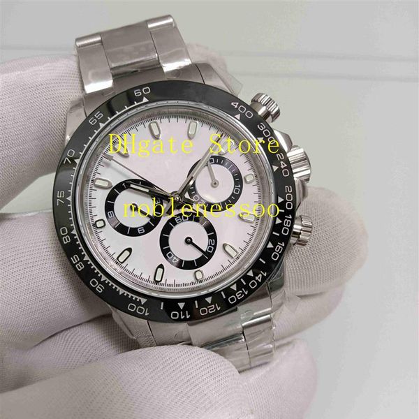 19 style cal 4130 movement watch men's white dial 40mm ceramic bezel 116520 116509 116505 116500ln 116503 steel bracelet chro2702, Slivery;brown
19 style cal 4130 movement watch men's white dial 40mm ceramic bezel 116520 116509 116505 116500ln 116503 steel bracelet chro2702, Slivery;brown