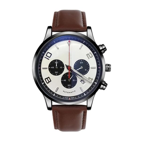 man luxury mens watches true leather strap automatic date fashion sports man watch japan quartz movement montre de luxe male colck1905, Slivery;brown
man luxury mens watches true leather strap automatic date fashion sports man watch japan quartz movement montre de luxe male colck1905, Slivery;brown