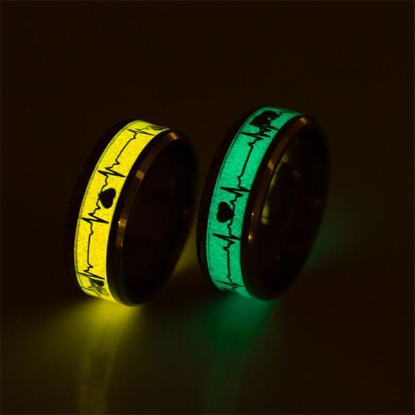 fashion luminous stainless steel mens ring designer heartbeat silver ring for woman party south american fashion couples rings jewelry frien
fashion luminous stainless steel mens ring designer heartbeat silver ring for woman party south american fashion couples rings jewelry frien