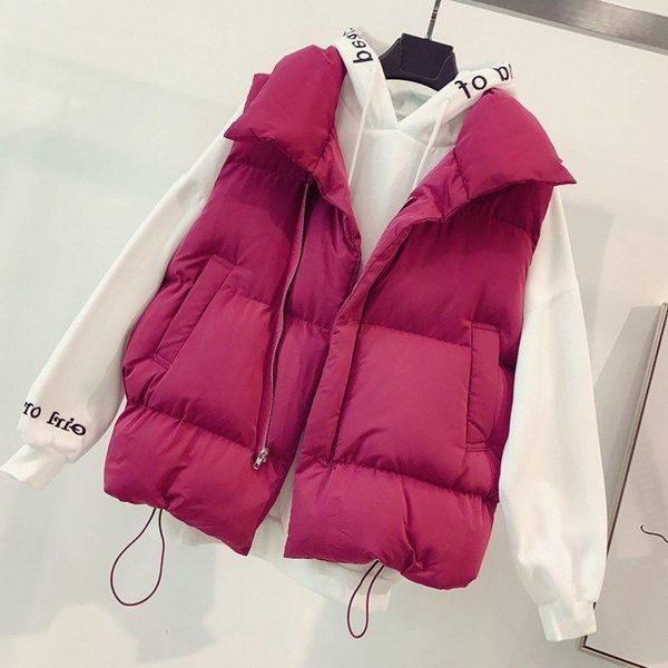vests jacket vest cotton vest women's loose autumn winter by short down cottonpadded vest sleeveless chaleco mujer, Black;white
vests jacket vest cotton vest women's loose autumn winter by short down cottonpadded vest sleeveless chaleco mujer, Black;white
