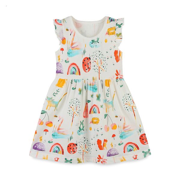 girl s dresses jumping meters arrival girls cartoon print cute princess party sleeveless clothes cotton kids summer costume 230420, Red;yellow
girl s dresses jumping meters arrival girls cartoon print cute princess party sleeveless clothes cotton kids summer costume 230420, Red;yellow