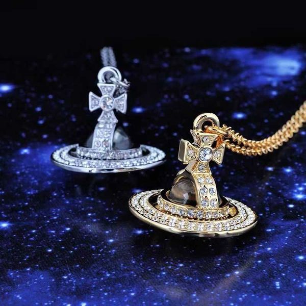 designer vivians necklace western empress dowager small ufo sorada double row diamond glass beads 3d saturn necklace fashion, Silver
designer vivians necklace western empress dowager small ufo sorada double row diamond glass beads 3d saturn necklace fashion, Silver