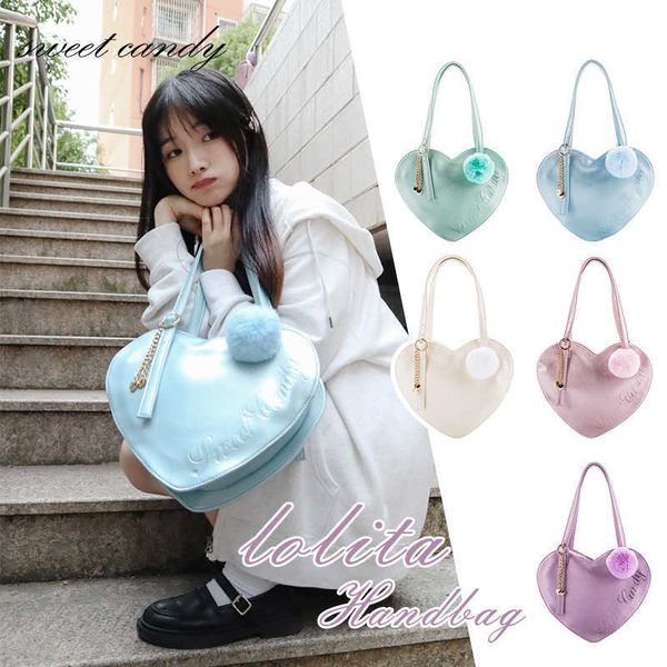 evening bags girl heart soft girl lolita bag pu pearl light love shoulder bag handbag jk uniform bag female j230420
evening bags girl heart soft girl lolita bag pu pearl light love shoulder bag handbag jk uniform bag female j230420