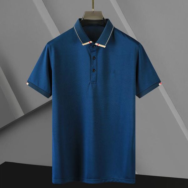 summer men's polo t-shirt new plaid computer collar pearl cotton short sleeve 2305, White;black
summer men's polo t-shirt new plaid computer collar pearl cotton short sleeve 2305, White;black