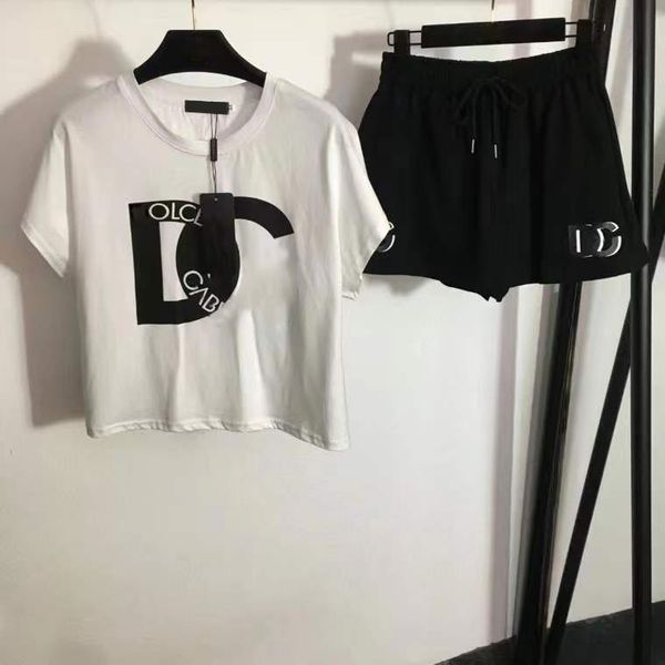 2023 designers women's two two piece dress two piece sets short sleeve letter t-shirt stretch slim leggings official same style casual, White
2023 designers women's two two piece dress two piece sets short sleeve letter t-shirt stretch slim leggings official same style casual, White