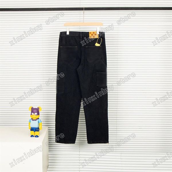 xinxinbuy men designer coat denim sets panelled pocket emboss letters jacquard webbing jogging paris cotton women black blue m-2xl243f, Black;brown
xinxinbuy men designer coat denim sets panelled pocket emboss letters jacquard webbing jogging paris cotton women black blue m-2xl243f, Black;brown