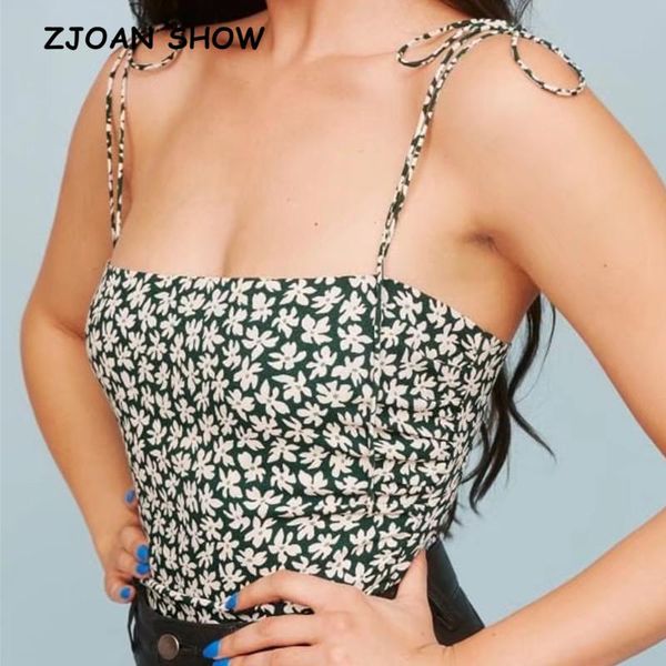 t-shirt 2021 adjust tie bow strap wood ears green floral print camis women summer tanks retro girl slim chiffon crop short tees, White
t-shirt 2021 adjust tie bow strap wood ears green floral print camis women summer tanks retro girl slim chiffon crop short tees, White