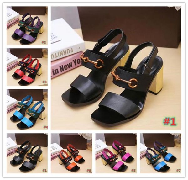 new luxury high heels leather sandal women designer sandals high heels summer sandals size 3541 with box4235480, Black
new luxury high heels leather sandal women designer sandals high heels summer sandals size 3541 with box4235480, Black