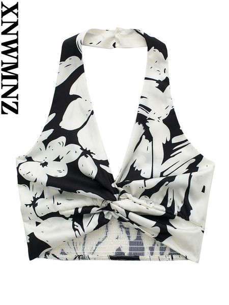 tanks xnwmnz summer woman fashion with knot tropical print halter neck crop women vintage high waist trousers straight leg pants, Black;white
tanks xnwmnz summer woman fashion with knot tropical print halter neck crop women vintage high waist trousers straight leg pants, Black;white