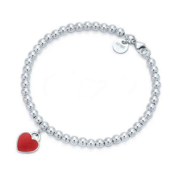 classic s925 silver female bracelets enamel blue red pink heart pendant bead bracelet christmas gift designer jewelry y2206223037, Golden;silver
classic s925 silver female bracelets enamel blue red pink heart pendant bead bracelet christmas gift designer jewelry y2206223037, Golden;silver