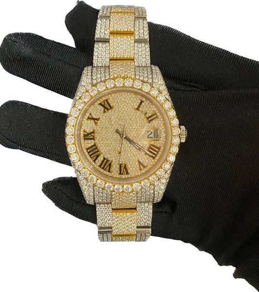 luxury mens watches 4130 movement icedout watches for men 3255 montre de luxe watch mosang stone moissanite diamond watchs wristwatch mechan, Slivery;brown
luxury mens watches 4130 movement icedout watches for men 3255 montre de luxe watch mosang stone moissanite diamond watchs wristwatch mechan, Slivery;brown