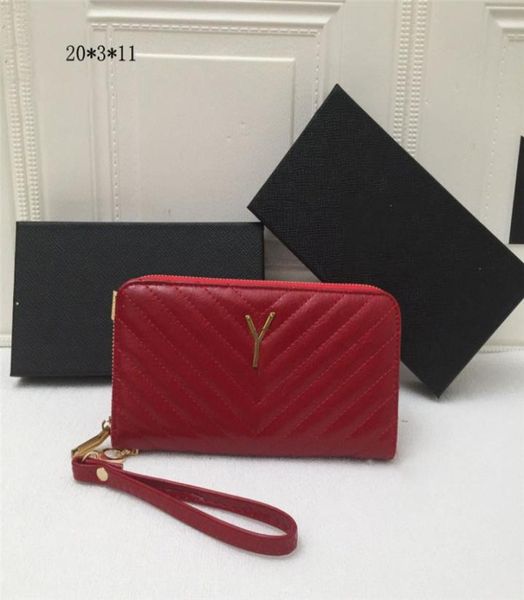 women quality luxury designer wallet pure black leather large capacity handbag wallets multi card slot zero wallet mobile phone ba4999240, Red;black 
women quality luxury designer wallet pure black leather large capacity handbag wallets multi card slot zero wallet mobile phone ba4999240, Red;black