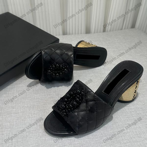 womens slip on sandals chunky heel slippers designer with faux pearl slides retro round toes dress shoes quilted texture casual shoes outdoo, Black
womens slip on sandals chunky heel slippers designer with faux pearl slides retro round toes dress shoes quilted texture casual shoes outdoo, Black