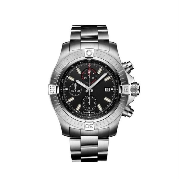new super avenger ii 1884 mens watches quartz chronograph stainless steel bracelet sapphire glass black blue leather sport269i, Slivery;brown
new super avenger ii 1884 mens watches quartz chronograph stainless steel bracelet sapphire glass black blue leather sport269i, Slivery;brown