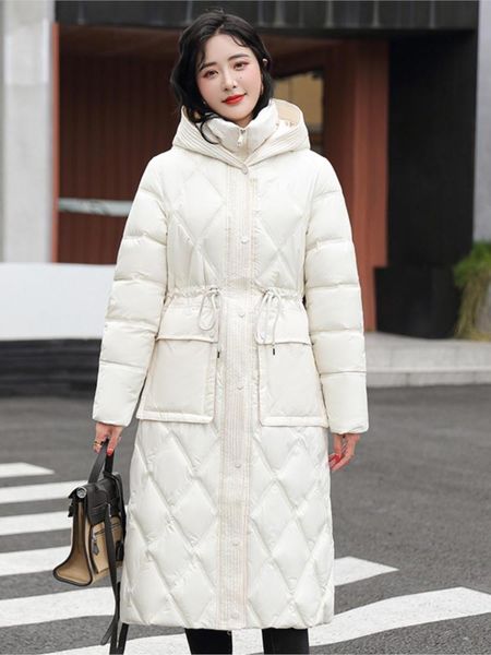 leather parka jacket women's midlength 2022 winter new thickened warm cotton coat fitted waist coat 2203cx, Black
leather parka jacket women's midlength 2022 winter new thickened warm cotton coat fitted waist coat 2203cx, Black