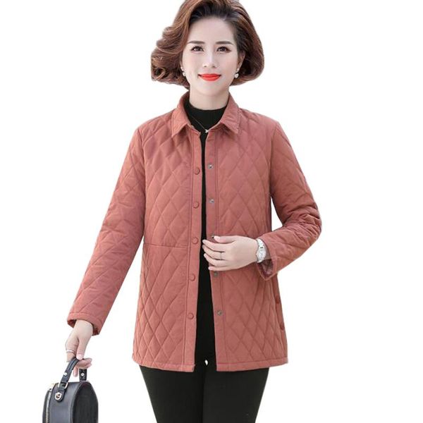 leather autumn women's jacket new solid shirt collar singlebreasted thin coat women cotton clothes middleaged female overcoat 5xl, Black
leather autumn women's jacket new solid shirt collar singlebreasted thin coat women cotton clothes middleaged female overcoat 5xl, Black