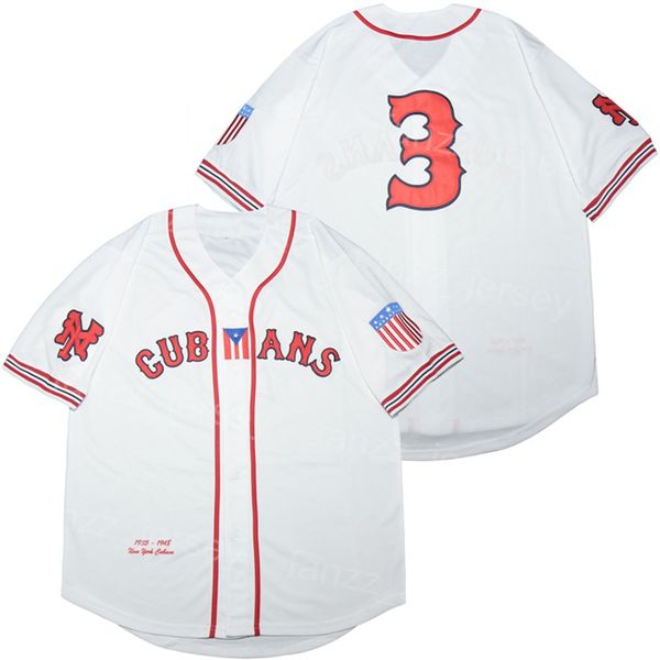 baseball moive new york cubans jersey 3 button-down retire university pure cotton breathable cooperstown cool base vintage college stitched, Black
baseball moive new york cubans jersey 3 button-down retire university pure cotton breathable cooperstown cool base vintage college stitched, Black