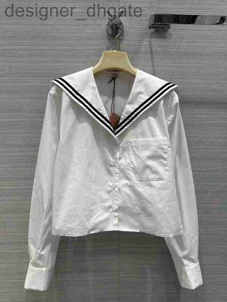 women's blouses & shirts designermilan runway shirts 2023 new spring summer lapel neck long sleeve designer blouses brand same style wo, White
women's blouses & shirts designermilan runway shirts 2023 new spring summer lapel neck long sleeve designer blouses brand same style wo, White