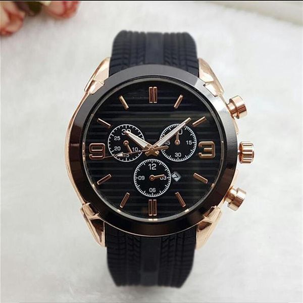 relogio masculino wristwatches 45mm military sport style large men watches fashion designer blue brow black dial unique silicone c282c, Slivery;brown
relogio masculino wristwatches 45mm military sport style large men watches fashion designer blue brow black dial unique silicone c282c, Slivery;brown