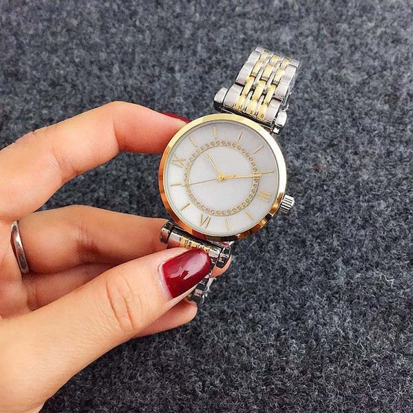 fashion brand watches women girl crystal style metal steel band quartz wrist watch ar02297v, Slivery;brown
fashion brand watches women girl crystal style metal steel band quartz wrist watch ar02297v, Slivery;brown