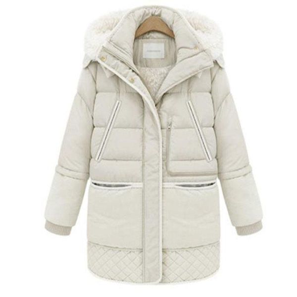 leather new womens down cotton jacket winter warm imitation lamb wool coat thicke long cotton jacket casual female hooded parka overcoat, Black
leather new womens down cotton jacket winter warm imitation lamb wool coat thicke long cotton jacket casual female hooded parka overcoat, Black