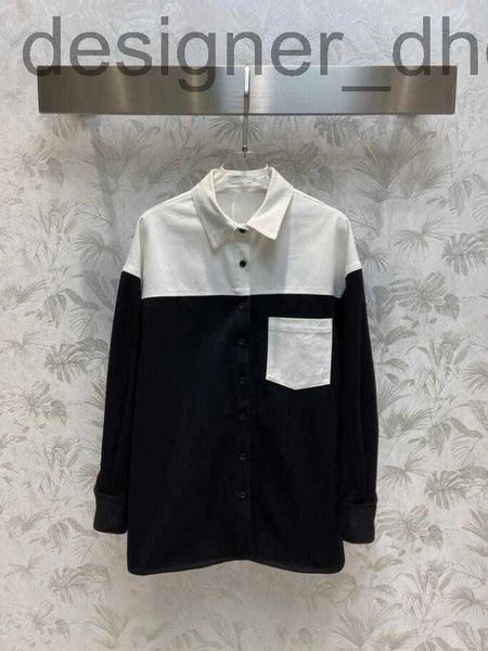 women's blouses & shirts designerwomen's 23 shirt chest pocket is also a color contrast back custom adhesive label color matching, White