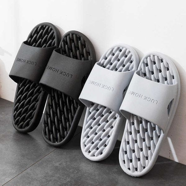 slippers men's cool summer home l bathroom bath non slip water leakage hollow out massage slippers women, Black
slippers men's cool summer home l bathroom bath non slip water leakage hollow out massage slippers women, Black
